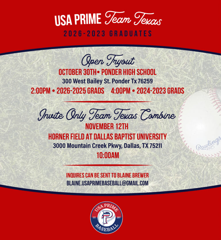 Location Tryouts USA Prime Baseball